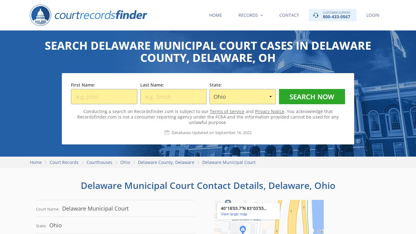 Delaware Municipal Court Case Search - Delaware County, OH - RecordsFinder